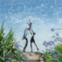 Tresco Gardens, Scilly Isles Collage Art Print Card, thumbnail 3 of 5