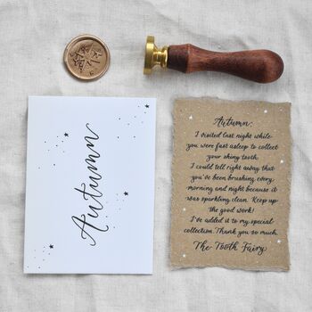 Personalised Children's Tooth Fairy Letter Certificate, 5 of 8