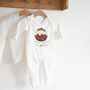 Little Pudding Personalised Baby's First Christmas Outfit, thumbnail 4 of 5