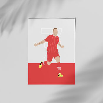 Rickie Lambert Southampton Football Poster, 2 of 3
