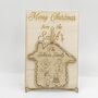 Personalised Gingerbread House Christmas Bauble Card, thumbnail 3 of 7