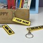 Personalised Number Plate Keyring, thumbnail 1 of 3