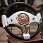 Speedster Steering Wheel Desk Clock, thumbnail 1 of 3