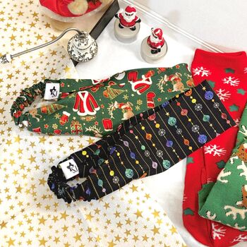 Four Pack Christmas Scrunchie And Headband Gift Box, 2 of 10