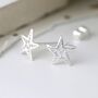 Sterling Silver Starfish Stud Earrings, thumbnail 5 of 11
