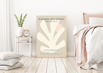Matisse Cream Leaf Art Print, 3 of 3