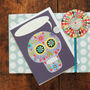 Personalised Day Of The Dead Skull Card, thumbnail 1 of 6