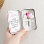 Forever Tulips Anniversary Keepsake In Mini Tin, thumbnail 1 of 5