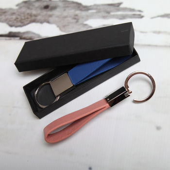 Personalised Leather Key Ring, 3 of 10
