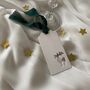 Gift Place Setting Tags With Hand Frayed Ribbon, thumbnail 1 of 5