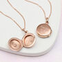 Personalised Silver Or Rose Gold Plated Loved Locket, thumbnail 4 of 8