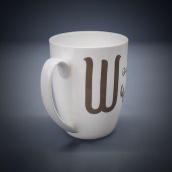 Wanchor Bone China Mug Free Personalisation, 2 of 4