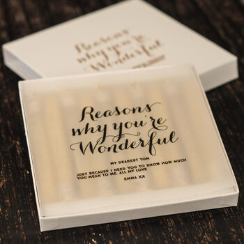 Personalised Reasons You're A Wonderful Teacher Gift, 4 of 4