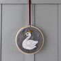 Swan Princess Embroidery Kit, thumbnail 1 of 2
