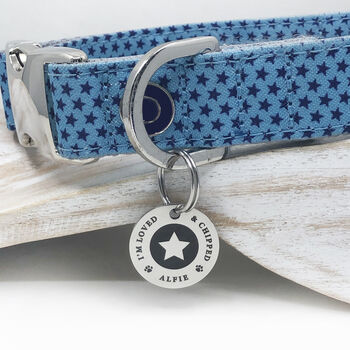 Personalised Star Dog ID Name Tag, 2 of 4