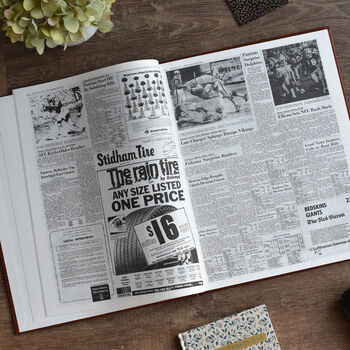 New England Patriots Personalised Nfl American Football Gift Newspaper History Book, 5 of 10