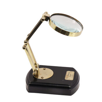 Desktop Magnifying Glass Retirement, Birthday, Anniversary Gift, 4 of 7