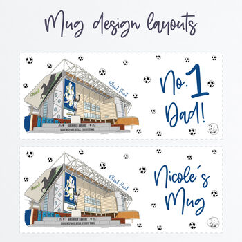 Personalised Leeds Utd Mug, Elland Road Stadium, 8 of 9