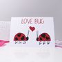 'Love Bug' Ladybird Valentine’s Day Card, thumbnail 5 of 5