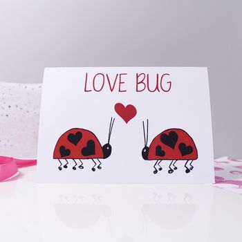 'Love Bug' Ladybird Valentine’s Day Card, 5 of 5