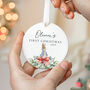 Baby Boy's First Christmas Personalised Ceramic Bauble, thumbnail 7 of 7