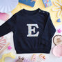 Liberty Of London Personalised Children's Jumper Navy, thumbnail 1 of 6