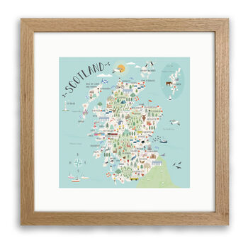 Map Of Scotland Print By Hilary Yafai, 4 of 8