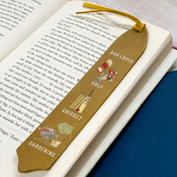 Personalised Hobbies Bookmark, 2 of 5