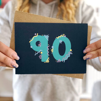 90 Birthday Card, 4 of 4