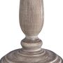 48cm Vintage Taupe Washed Wooden Table Lamp Plain Shade, thumbnail 5 of 8
