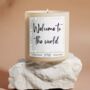 Welcome To The World Candle Pregnancy Gift, thumbnail 4 of 6