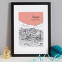 Personalised Lucca Print, thumbnail 4 of 10