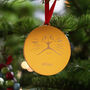 Wooden Personalised Dog Nose Christmas Tree Bauble, thumbnail 3 of 4