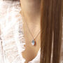 Sterling Silver October Birth Flower Necklace, thumbnail 1 of 8