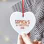 Personalised Baby's First Christmas Decoration, thumbnail 5 of 7
