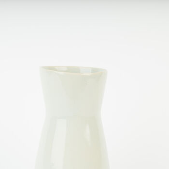 Large Handmade Stoneware Powder Blue Bouquet Vase, 2 of 4