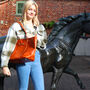 Equestrian Leather Tote Bag, thumbnail 9 of 10