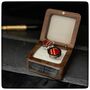 Personalised Cricket Ball Leather Cufflinks, thumbnail 10 of 11