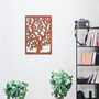 Metal Tree With Lush Leaves Decor In Rectangle Frame, thumbnail 8 of 11