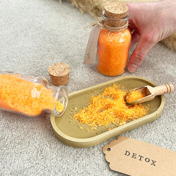 Detox Bath Salt In Glass Bottle, 5 of 11