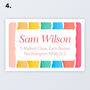 New Personalised Roll Address Labels 76x50mm 3'x2', thumbnail 5 of 8