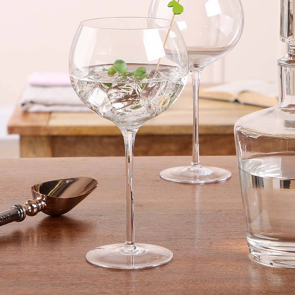 personalised gin decanter and glasses gift set by dibor