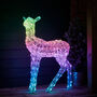 Twinkly Smart LED Outdoor Acrylic Christmas Doe Figure, thumbnail 1 of 12