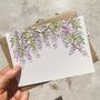 Lilac Wisteria Thank You Cards And Envelopes, thumbnail 3 of 7