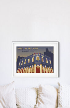 Band On The Wall Manchester Travel Poster Art Print, 2 of 6