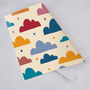 Cloud Pattern Wrapping Paper Shetts, thumbnail 1 of 2