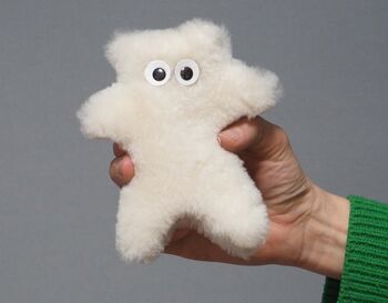 Teddy Bear Shaped Sheepskin Handwarmer, 2 of 5