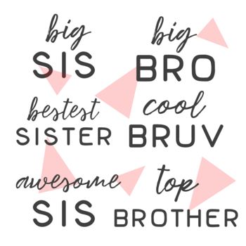Big Bro Sis T Shirt, 4 of 5