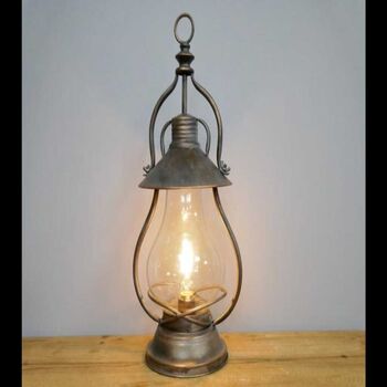 Industrial / Vintage Style Battery Powered LED Lantern, 2 of 12