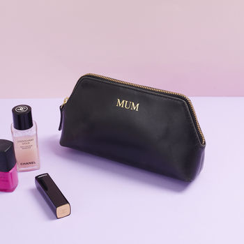 Personalised Leather Cosmetic Case, 6 of 8